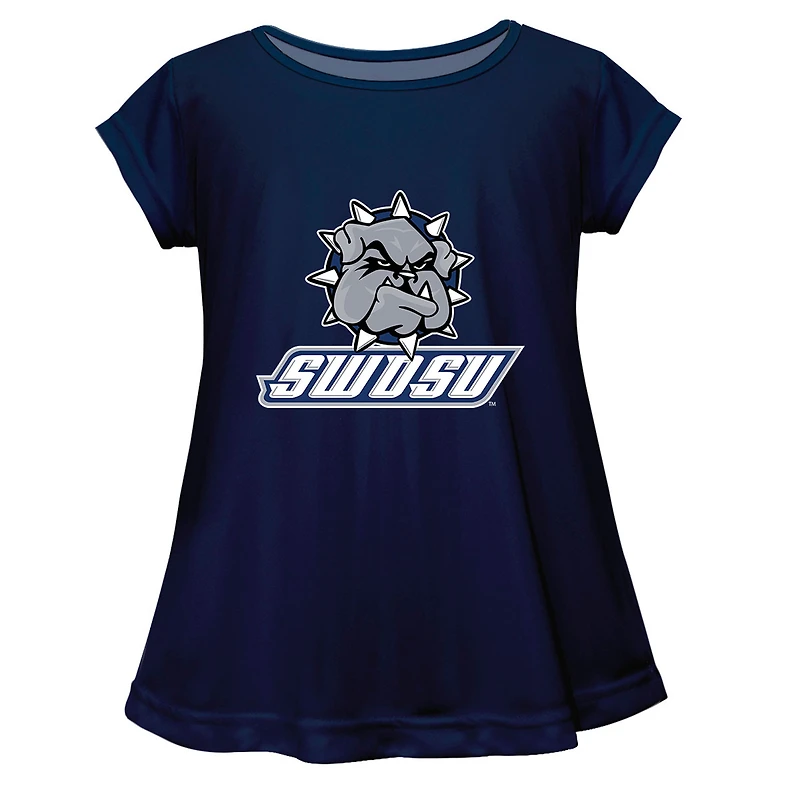 Youth Vive La Fete Navy Southwestern Oklahoma State Bulldogs Toddler A-Line Top