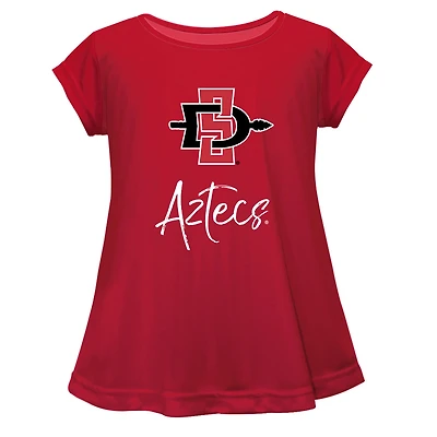 Youth Vive La Fete  Cardinal San Diego State Aztecs Toddler A-Line Top