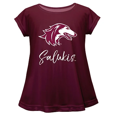 Youth Vive La Fete  Maroon Southern Illinois Salukis Toddler A-Line Top