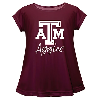 Youth Vive La Fete  Maroon Texas A&M Aggies Toddler A-Line Top