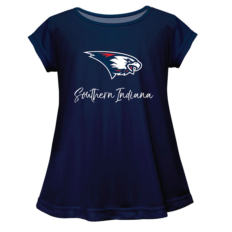 Youth Vive La Fete  Navy Southern Indiana Screaming Eagles Toddler A-Line Top