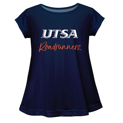 Youth Vive La Fete  Navy UTSA Roadrunners Toddler A-Line Top