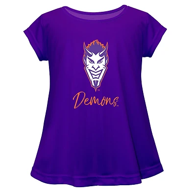 Youth Vive La Fete  Purple Northwestern State Demons Toddler A-Line Top