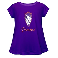 Youth Vive La Fete  Purple Northwestern State Demons Toddler A-Line Top