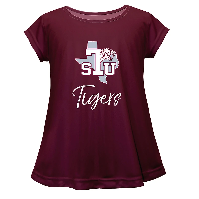 Youth Vive La Fete Maroon Texas Southern Tigers Toddler A-Line Top