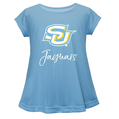 Youth Vive La Fete  Light Blue Southern University Jaguars Toddler A-Line Top