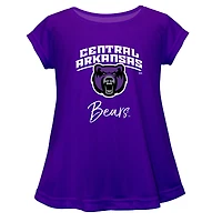 Youth Vive La Fete  Purple Central Arkansas Bears Toddler A-Line Top