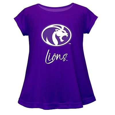 Youth Vive La Fete  Purple North Alabama Lions Toddler A-Line Top