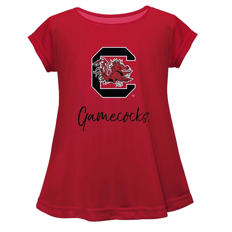 Youth Vive La Fete Garnet South Carolina Gamecocks Toddler A-Line Top