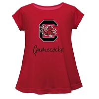 Youth Vive La Fete  Garnet South Carolina Gamecocks Toddler A-Line Top