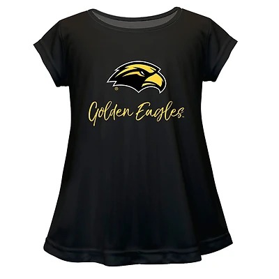 Youth Vive La Fete  Black Southern Miss Golden Eagles Toddler A-Line Top
