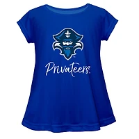 Youth Vive La Fete  Blue New Orleans Privateers Toddler A-Line Top