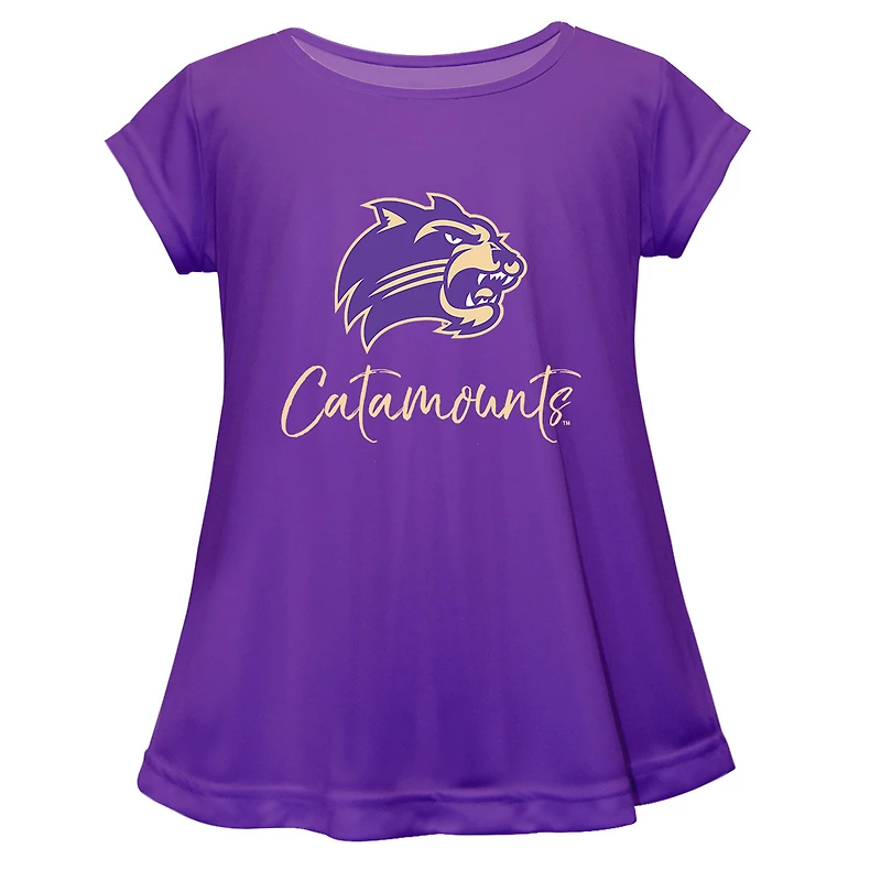 Youth Vive La Fete  Purple Western Carolina Catamounts Toddler A-Line Top