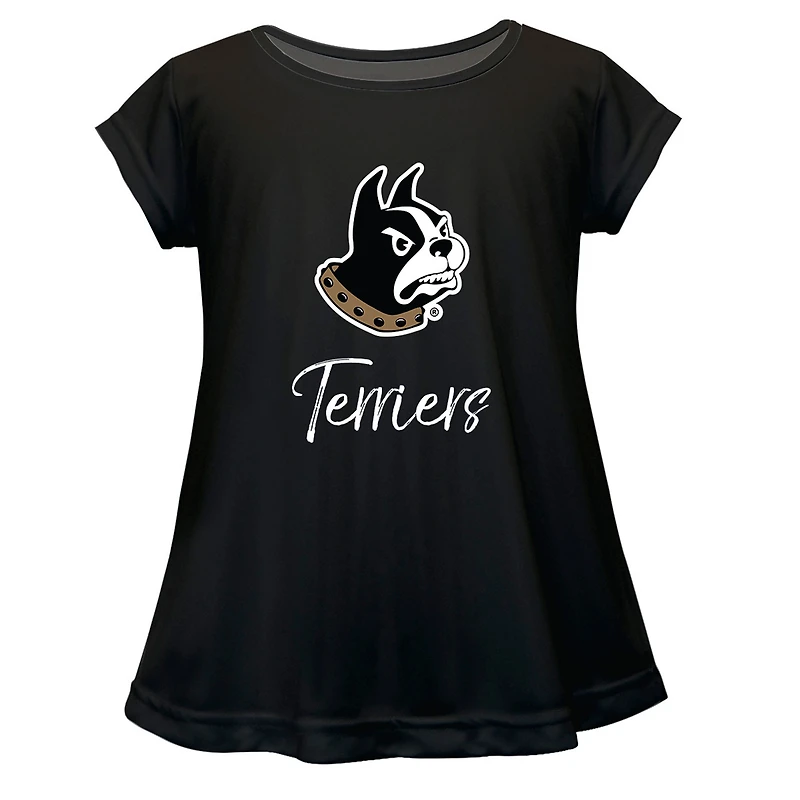 Youth Vive La Fete  Black Wofford Terriers Toddler A-Line Top
