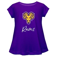 Youth Vive La Fete  Purple West Chester Golden Rams Toddler A-Line Top