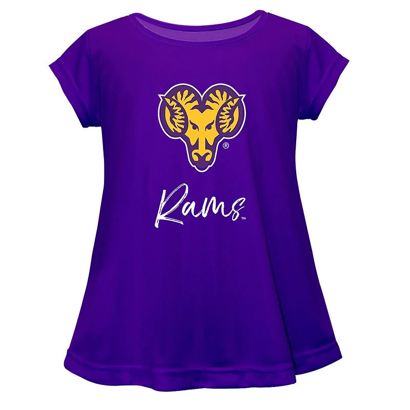 Youth Vive La Fete  Purple West Chester Golden Rams Toddler A-Line Top