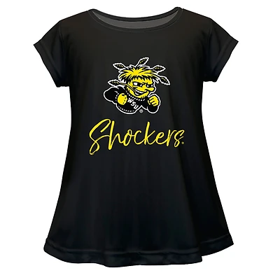 Youth Vive La Fete  Black Wichita State Shockers Toddler A-Line Top