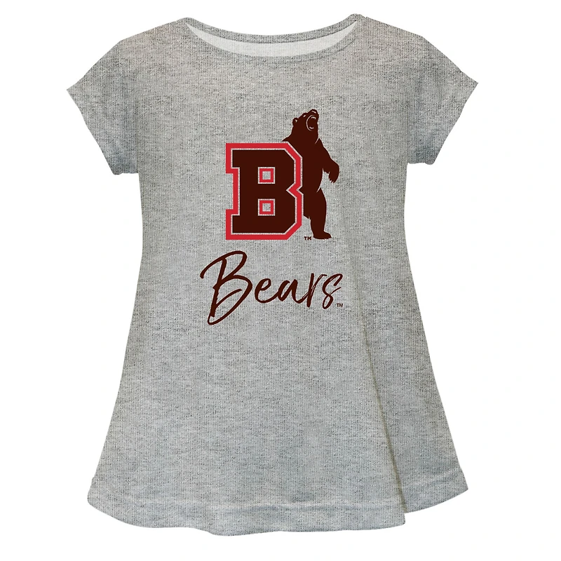 Youth Vive La Fete  Gray Brown Bears A-Line Top
