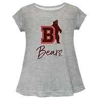 Youth Vive La Fete  Gray Brown Bears A-Line Top