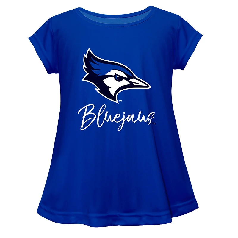 Youth Vive La Fete  Blue Creighton Bluejays A-Line Top