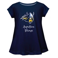 Youth Vive La Fete  Navy Augustana Vikings A-Line Top