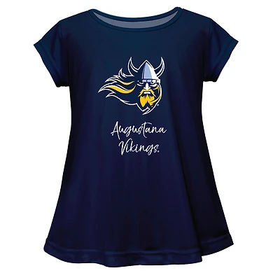 Youth Vive La Fete  Navy Augustana Vikings A-Line Top