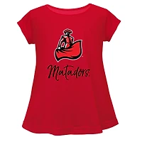 Youth Vive La Fete  Red Cal State Northridge Matadors A-Line Top