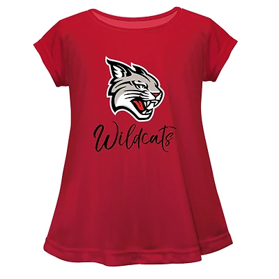 Youth Vive La Fete  Red Davidson Wildcats A-Line Top