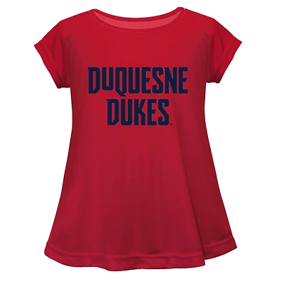 Youth Vive La Fete  Red Duquesne Dukes A-Line Top