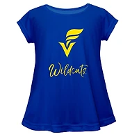 Youth Vive La Fete  Blue Fort Valley State Wildcats A-Line Top