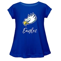 Youth Vive La Fete  Blue Florida Gulf Coast Eagles A-Line Top