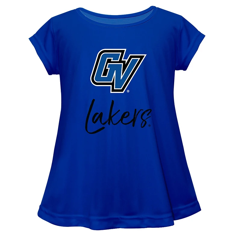 Youth Vive La Fete  Blue Grand Valley State Lakers A-Line Top