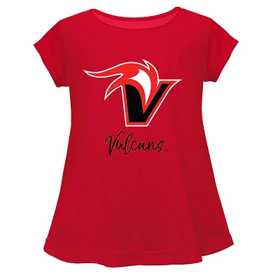 Youth Vive La Fete  Red Hawaii Hilo Vulcans A-Line Top