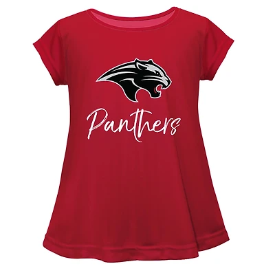 Youth Vive La Fete  Red Florida Tech Panthers A-Line Top