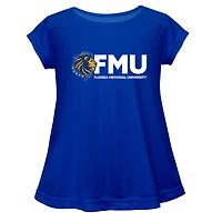 Youth Vive La Fete  Blue FMU Lions A-Line Top