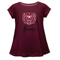 Youth Vive La Fete  Maroon Missouri State University Bears A-Line Top