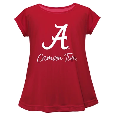 Youth Vive La Fete  Crimson Alabama Tide A-Line Top