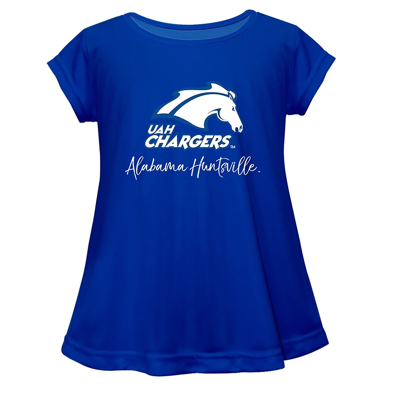 Youth Vive La Fete  Blue UAH Chargers A-Line Top