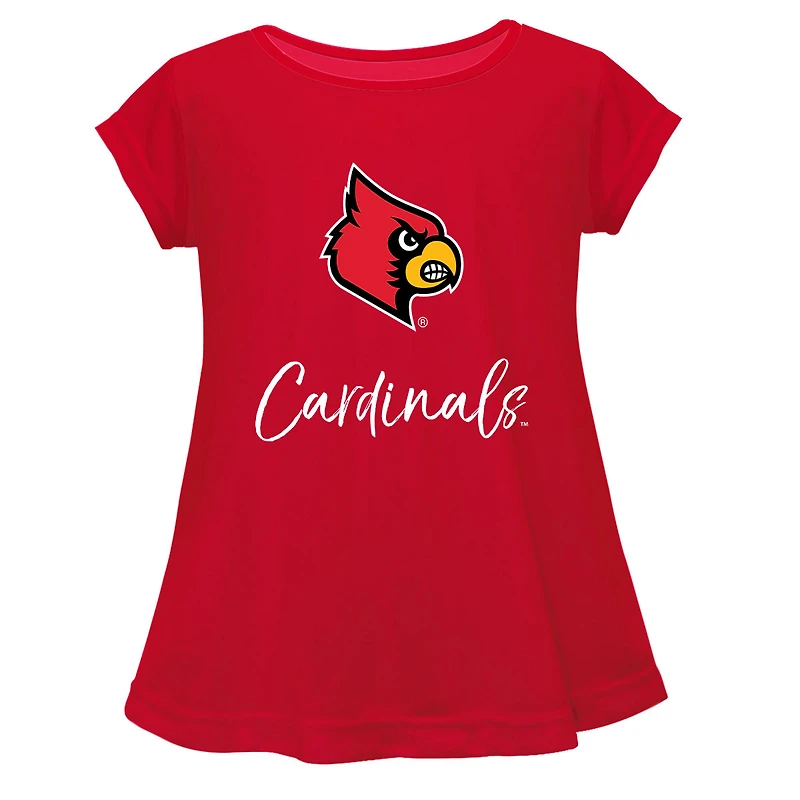 Youth Vive La Fete  Red Louisville Cardinals A-Line Top