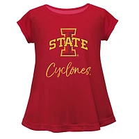 Youth Vive La Fete  Cardinal Iowa State Cyclones A-Line Top