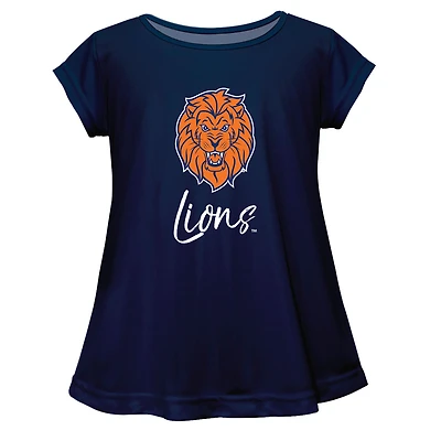 Youth Vive La Fete  Navy Lincoln Lions A-Line Top