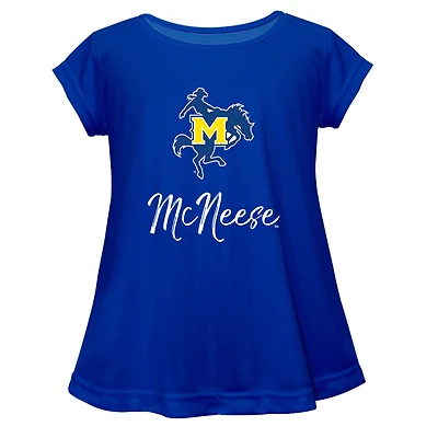 Youth Vive La Fete  Blue McNeese State Cowboys A-Line Top