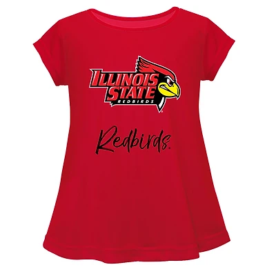 Youth Vive La Fete  Red Illinois State Redbirds A-Line Top
