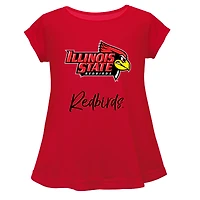 Youth Vive La Fete  Red Illinois State Redbirds A-Line Top