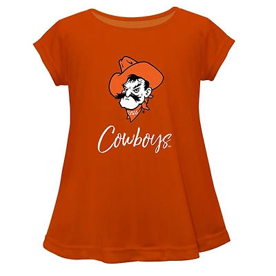 Youth Vive La Fete  Orange Oklahoma State Cowboys A-Line Top