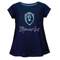 Youth Vive La Fete  Navy Old Dominion Monarchs A-Line Top