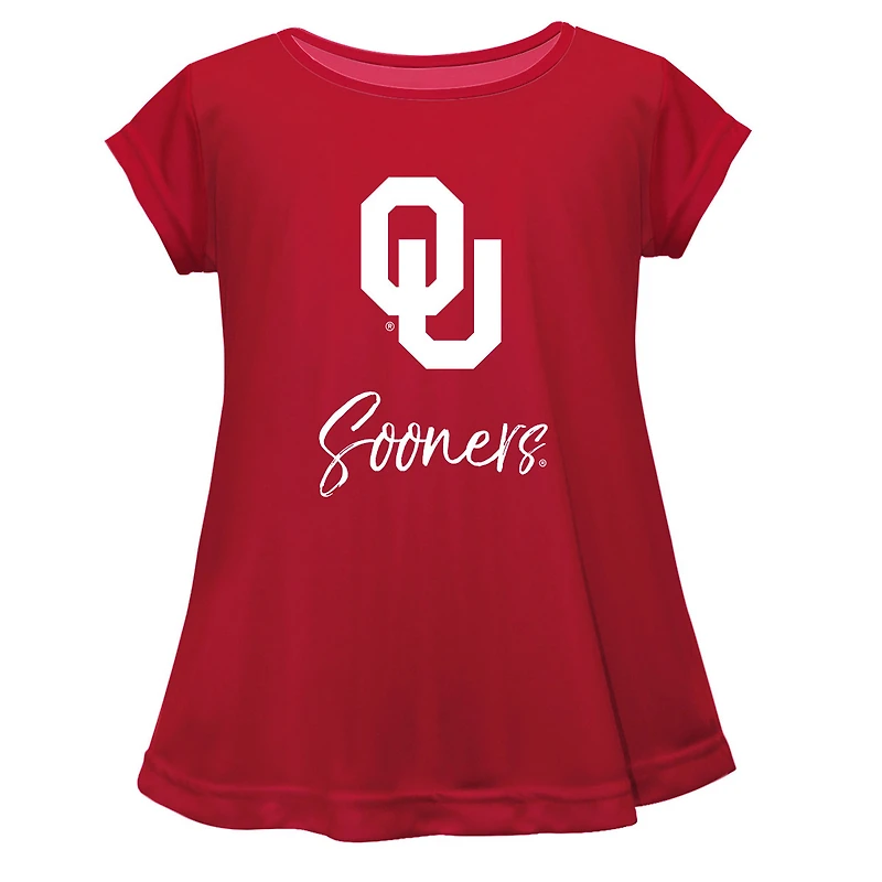 Youth Vive La Fete  Red Oklahoma Sooners A-Line Top
