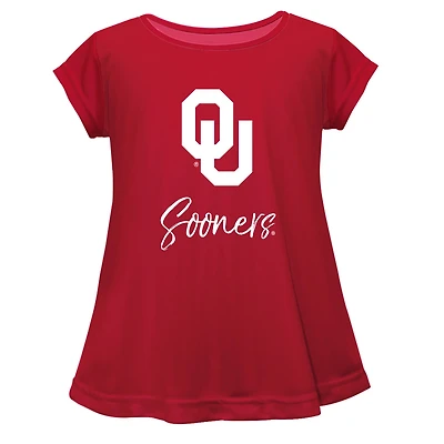 Youth Vive La Fete  Red Oklahoma Sooners A-Line Top