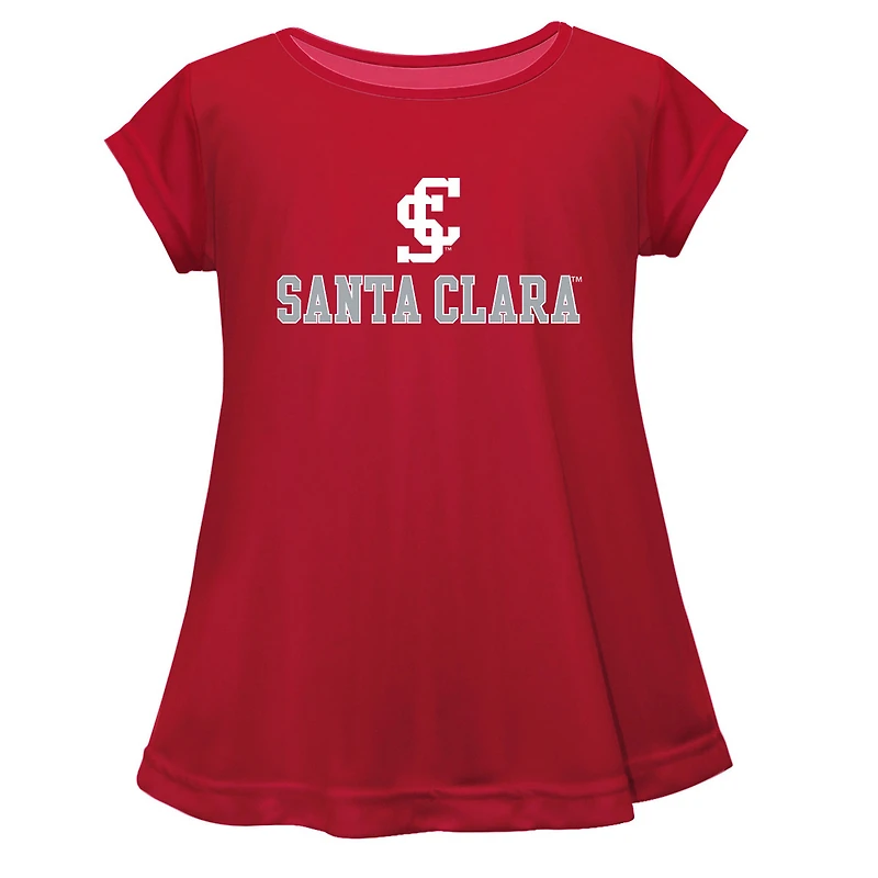 Youth Vive La Fete  Maroon Santa Clara Broncos A-Line Top