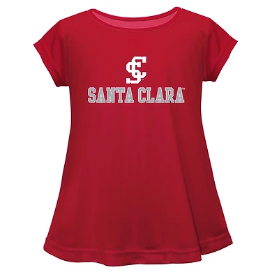 Youth Vive La Fete  Maroon Santa Clara Broncos A-Line Top